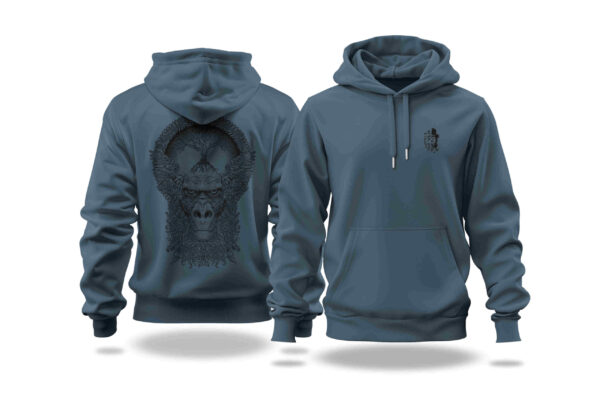 Elements Hoodie: Unleash the Power of Nature in airforce blue