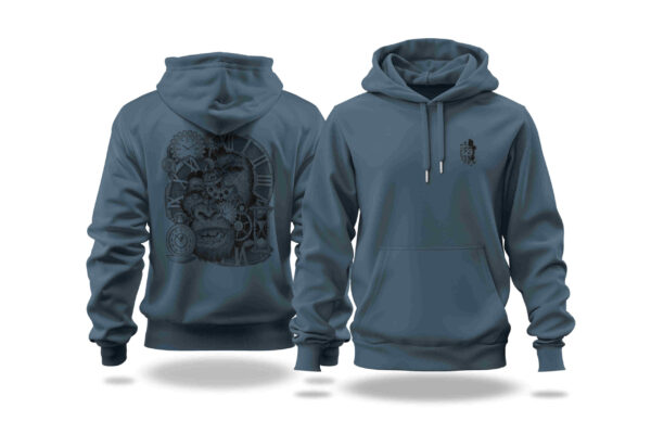 Father Time Hoodie in airforce blue