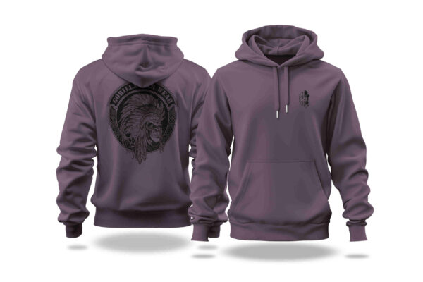 Bloodline Hoodie - Indian Chief in wild mulberry