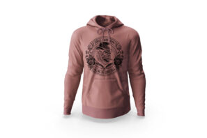 The Guvnor Hoodie Dusty Pink