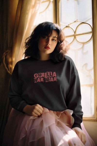 sweatshirt-mockup-featuring-an-ai-generated-woman-in-a-coquette-inspired-look-m38038